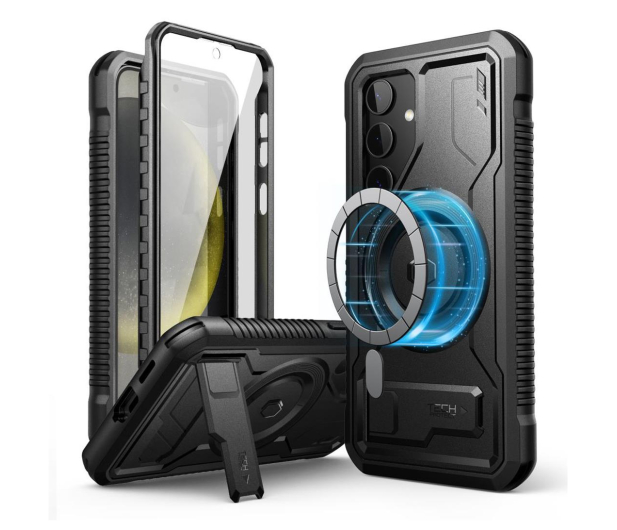 TECH-PROTECT Kevlar Magsafe+ do Samsung Galaxy S24+ Czarny 5906203690848 - 1297135 - zdjęcie 2